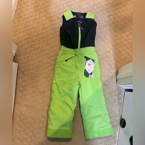 SPYDER mini expedition pants, snowsuit, ski suit,  kids size 4. NWT